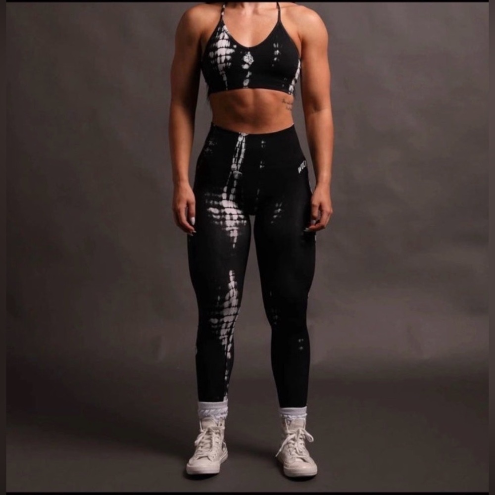 Darc Sport Monochrome Tie-Dye Leggings